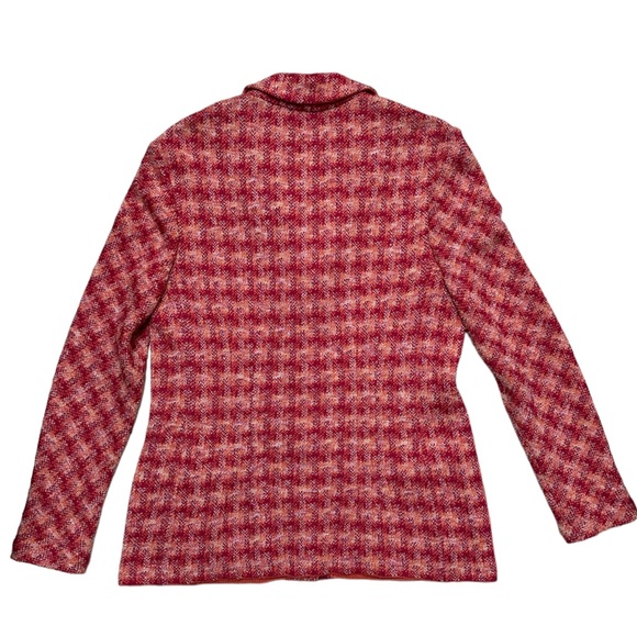 St John’s Collection Multicolored Pink Jacket/Blazer Textured Missing size Read - Picture 2 of 15